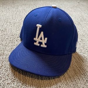 Blue LA Dodgers baseball cap